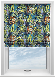 Bengal Tiger, Twilight - Twist&Fit Roman Blind